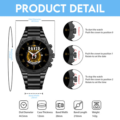 Personalized Limited Edition Custom Name Watch Father's Day Gift For Him