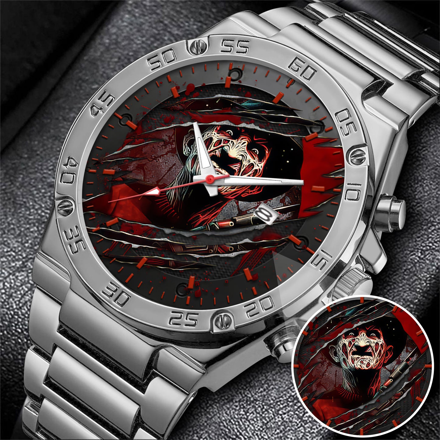 Halloween Horror Movies Personalized Quartz Watch