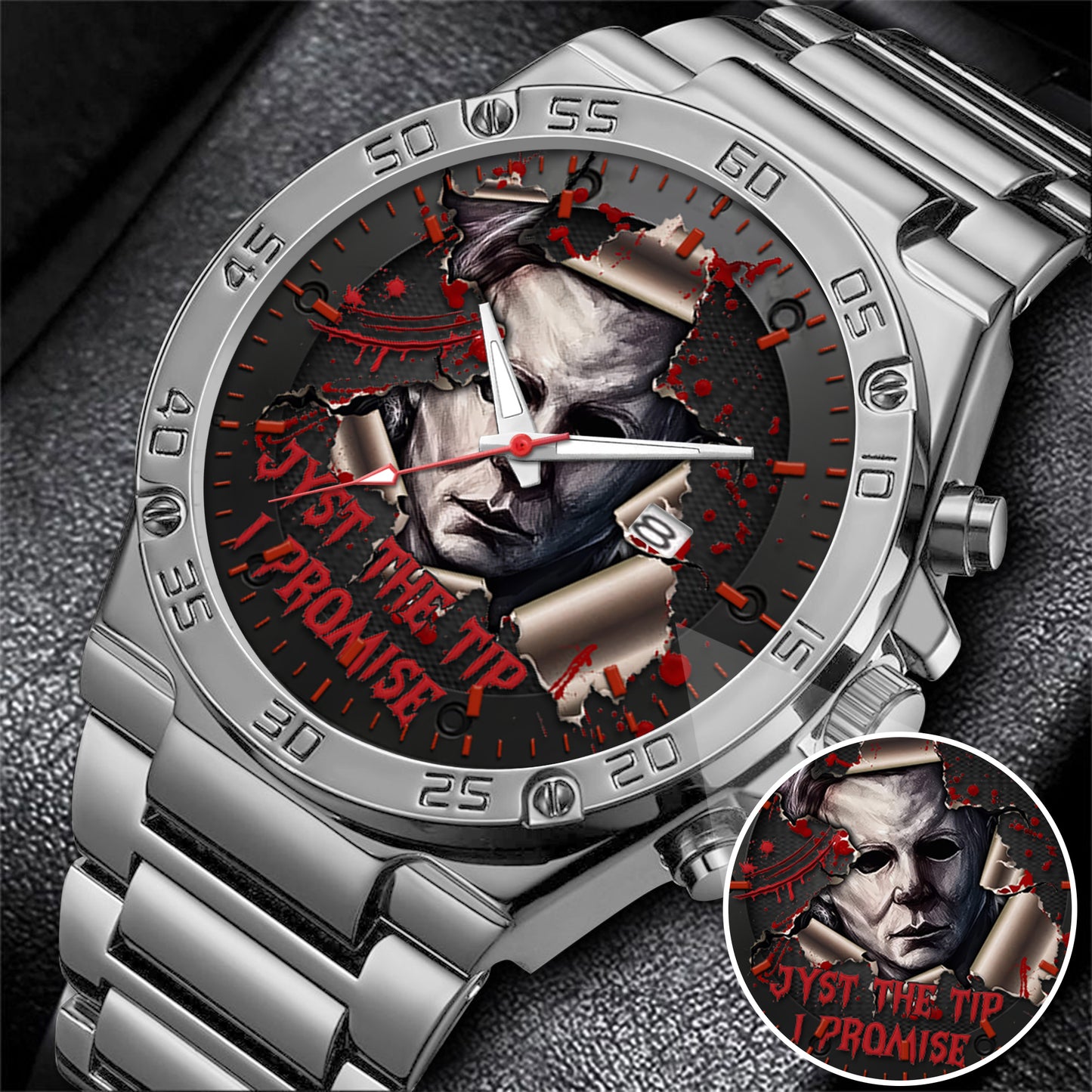Halloween Horror Movies Just The Tip Personalized Quartz Watch