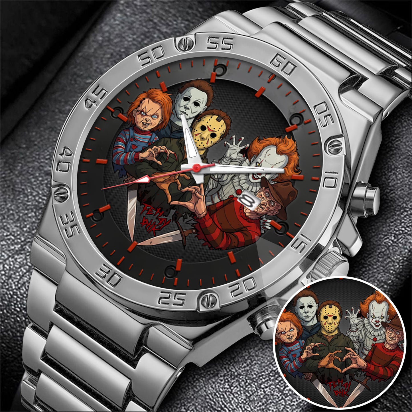 Halloween Horror Personalized Quartz Watch
