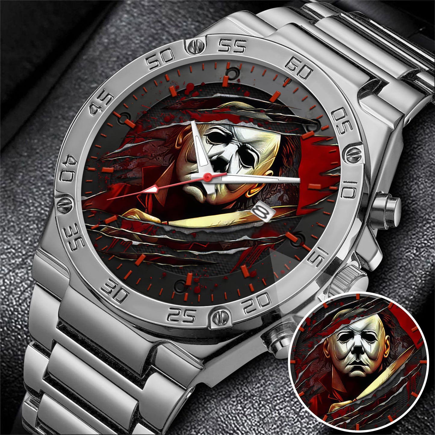 Halloween Horror Movies Personalized Quartz Watch