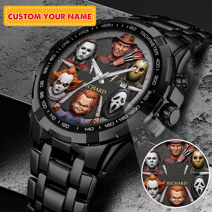 Halloween Horror Movies Personalized Quartz Watch