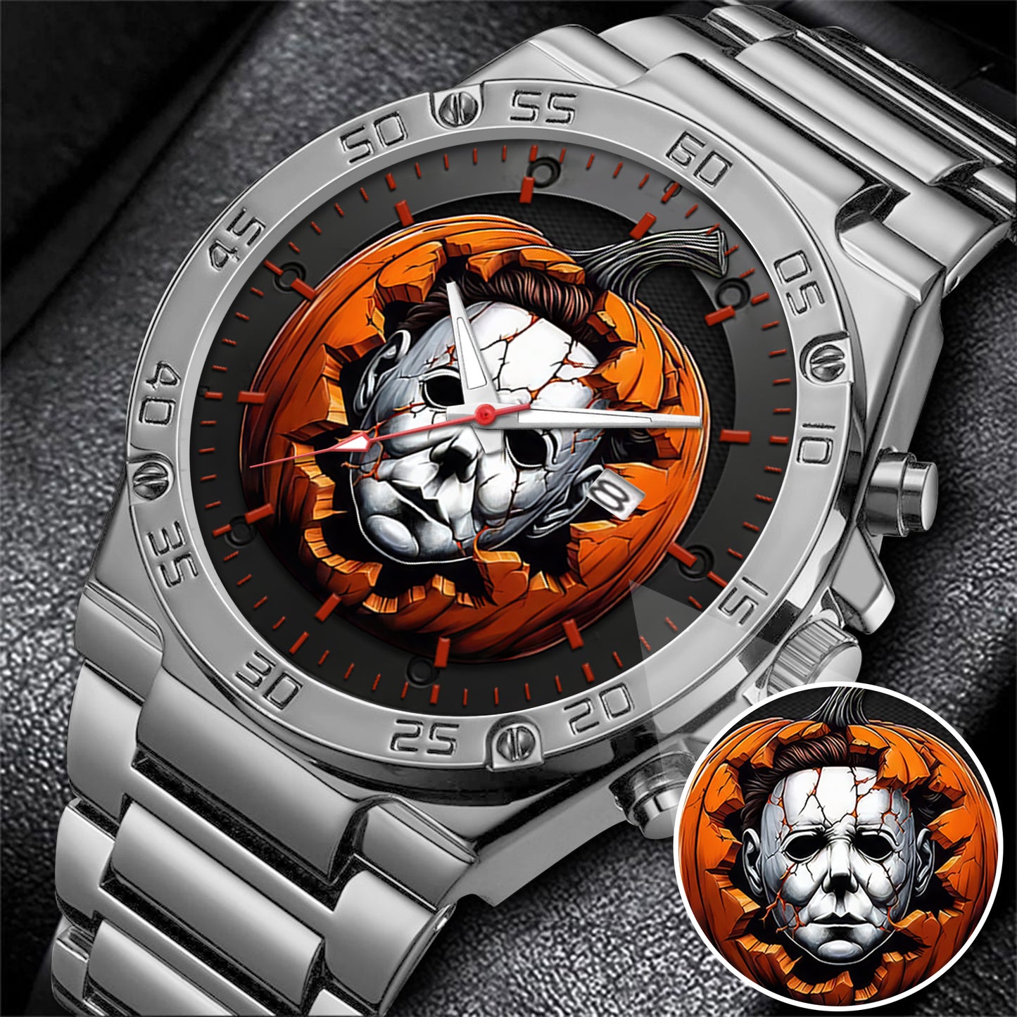 Halloween Horror Movies Personalized Quartz Watch