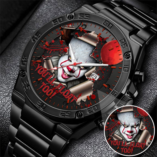 Halloween Horror Movies You'll Float Too Personalized Quartz Watch