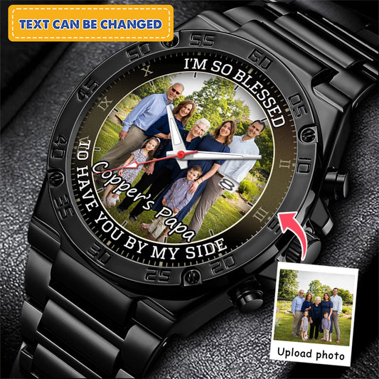Personalized Family Photo Keepsake Watches