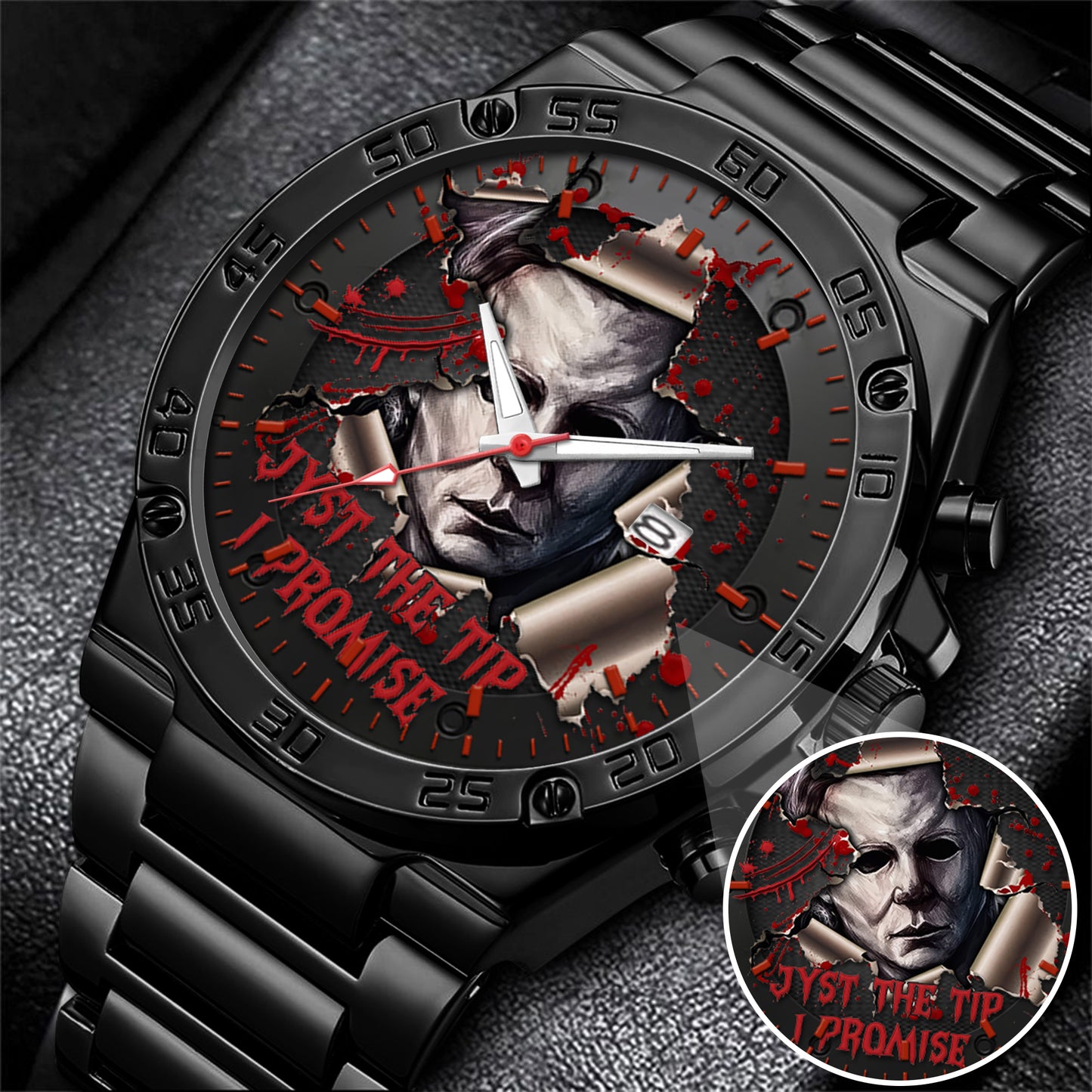 Halloween Horror Movies Just The Tip Personalized Quartz Watch
