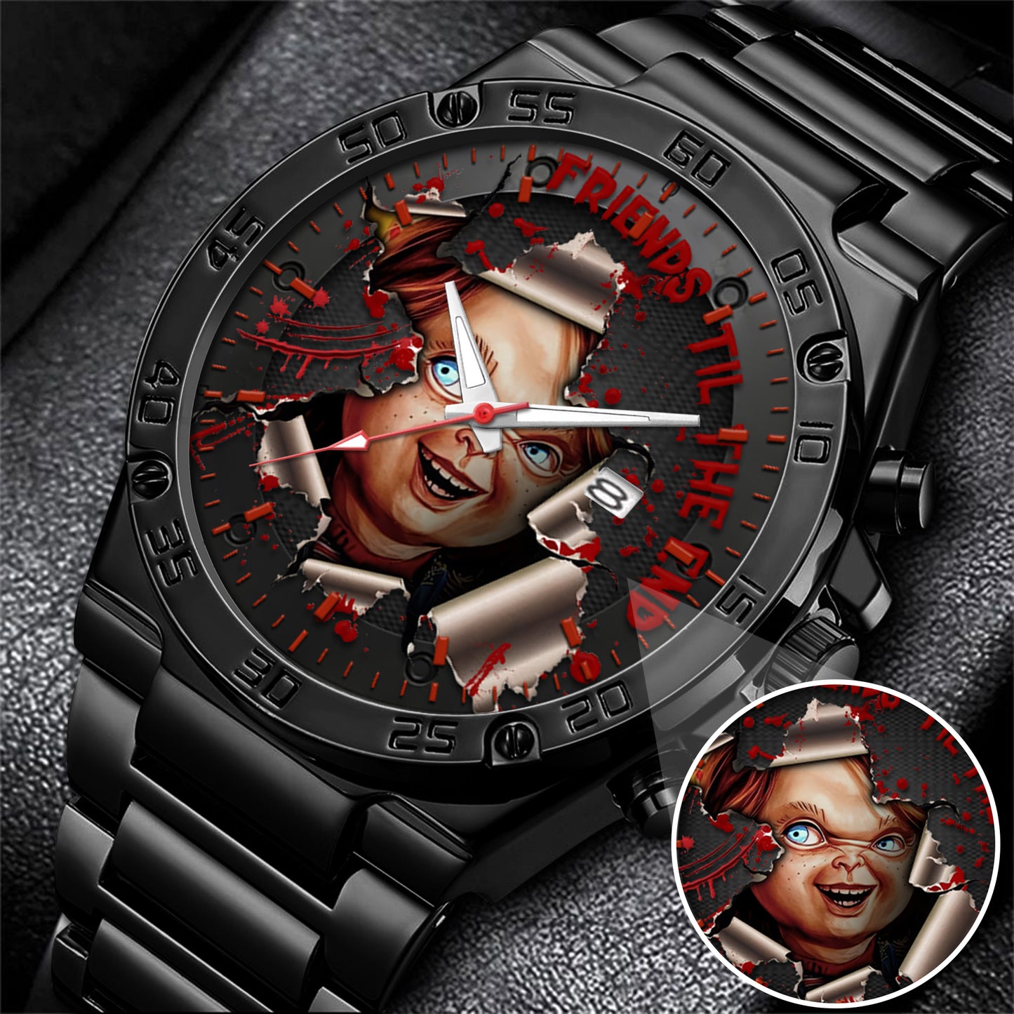 Halloween Horror Movies Personalized Quartz Watch