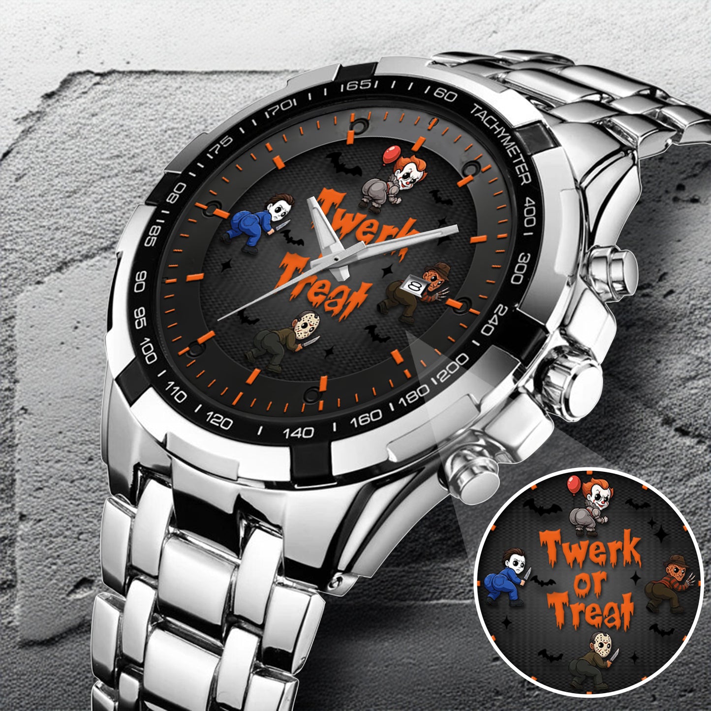 Halloween Horror Movies Twerk Or Treat Personalized Quartz Watch