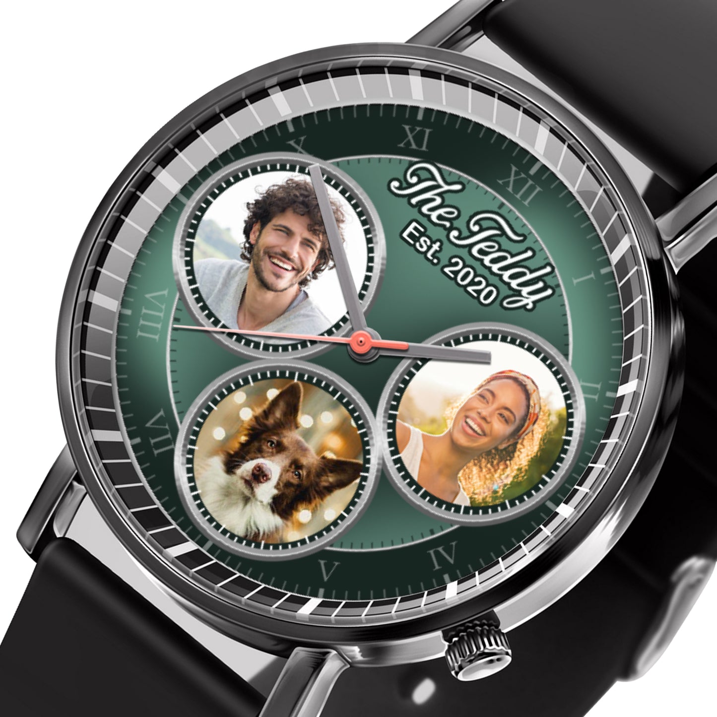 The Daddy Family Personalized Photos Quartz Watch