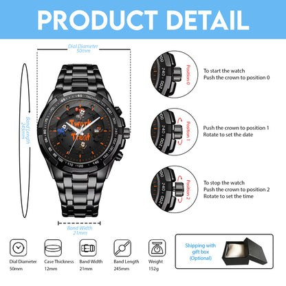 Halloween Horror Movies Twerk Or Treat Personalized Quartz Watch