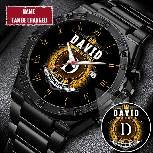 Personalized Limited Edition Custom Name Watch Father's Day Gift For Him