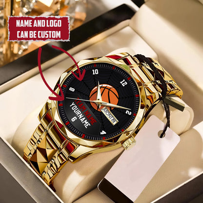 Basketball Personalized Team Name, Name & Number Quartz Watch