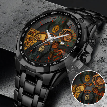 Halloween Horror Movies Personalized Quartz Watch