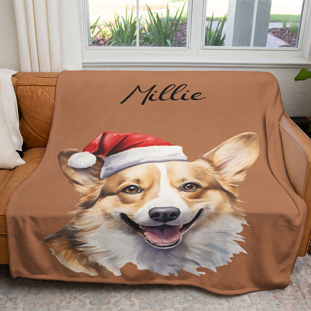 Personalized Pet Christmas Soft Blanket