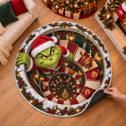 Christmas Grinch Custom Floor Mat