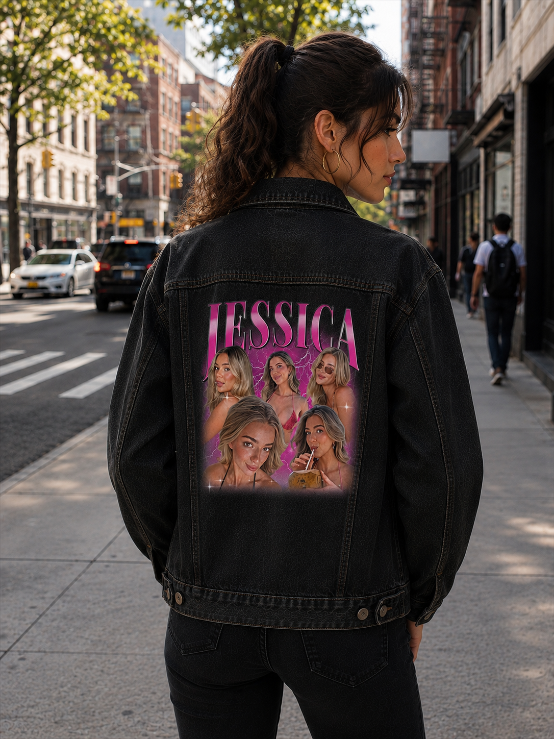 Custom Girlfriend Boyfriend Denim Jacket