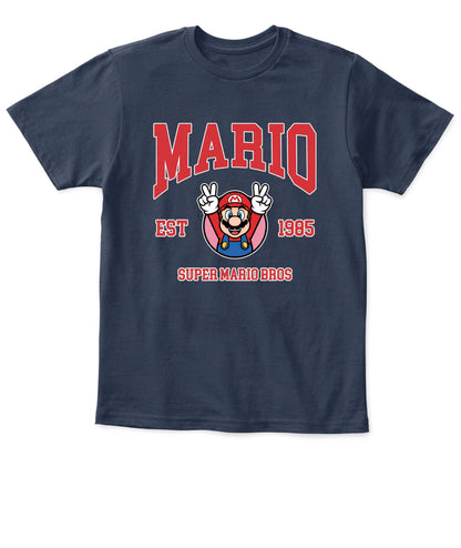 Classic Mario Action 2-Side Printed Graphic Shirt