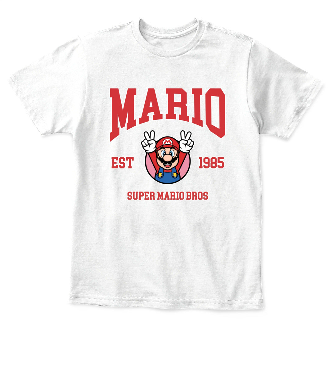 Classic Mario Action 2-Side Printed Graphic Shirt