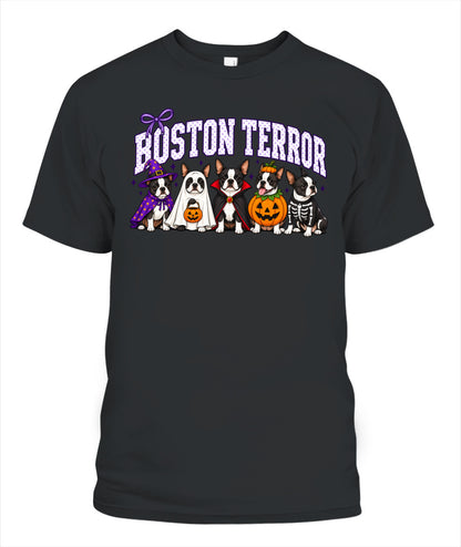 Halloween Custom Dog Breed Printed Graphic Sweatshirt T-Shirt