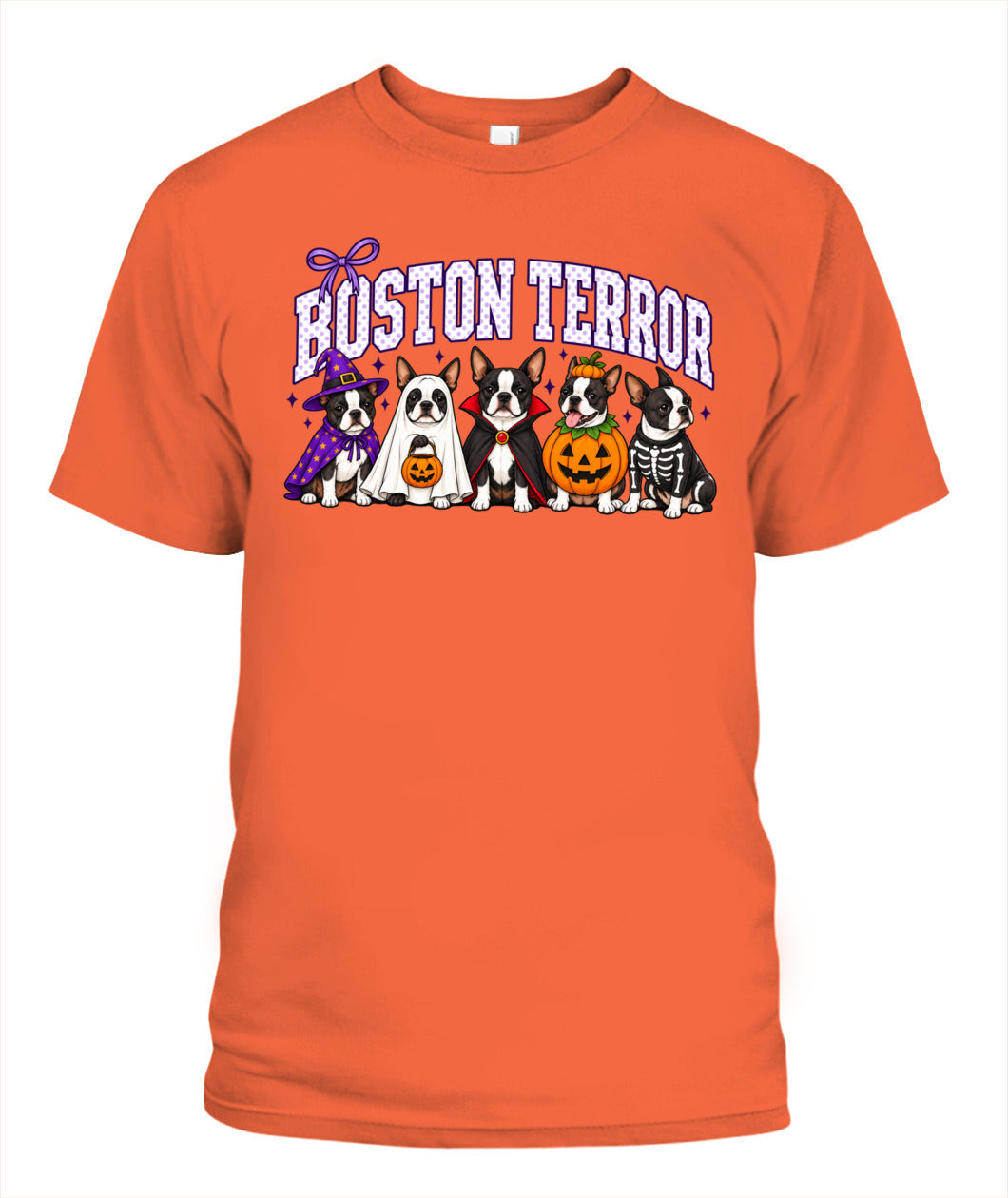 Halloween Custom Dog Breed Printed Graphic Sweatshirt T-Shirt