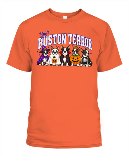 Halloween Custom Dog Breed Printed Graphic Sweatshirt T-Shirt