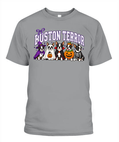 Halloween Custom Dog Breed Printed Graphic Sweatshirt T-Shirt