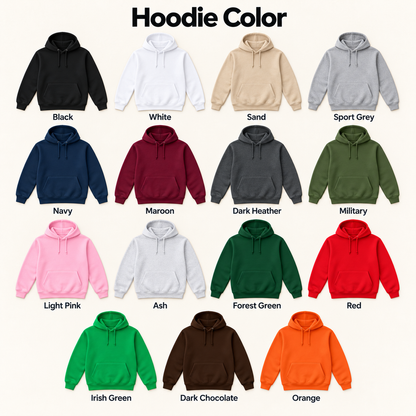 Personalized Dog Portrait Hoodie – Custom Pet Name & Photo, Dog Lover Gift, Pet Memorial Sweatshirt