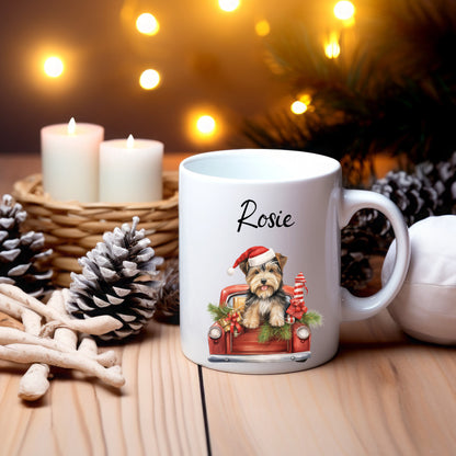 Personalized Pet Christmas Car Mug