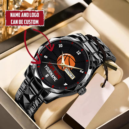 Basketball Personalized Team Name, Name & Number Quartz Watch