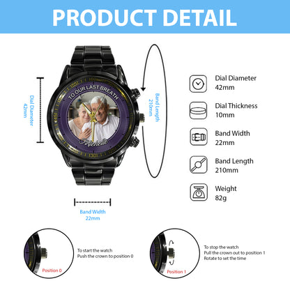 The World's Okayest Husband Personalized Photo Watch