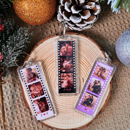 BUY 1 GET 1 FREE - Custom Photo Strip Keychain