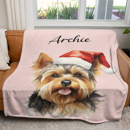 Personalized Pet Christmas Soft Blanket