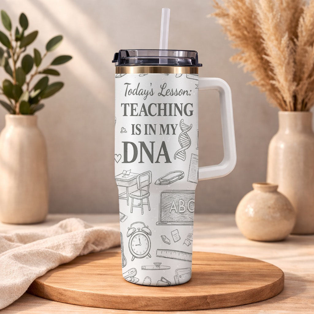 Teaching Is My DNA - Personalized 40oz Tumbler