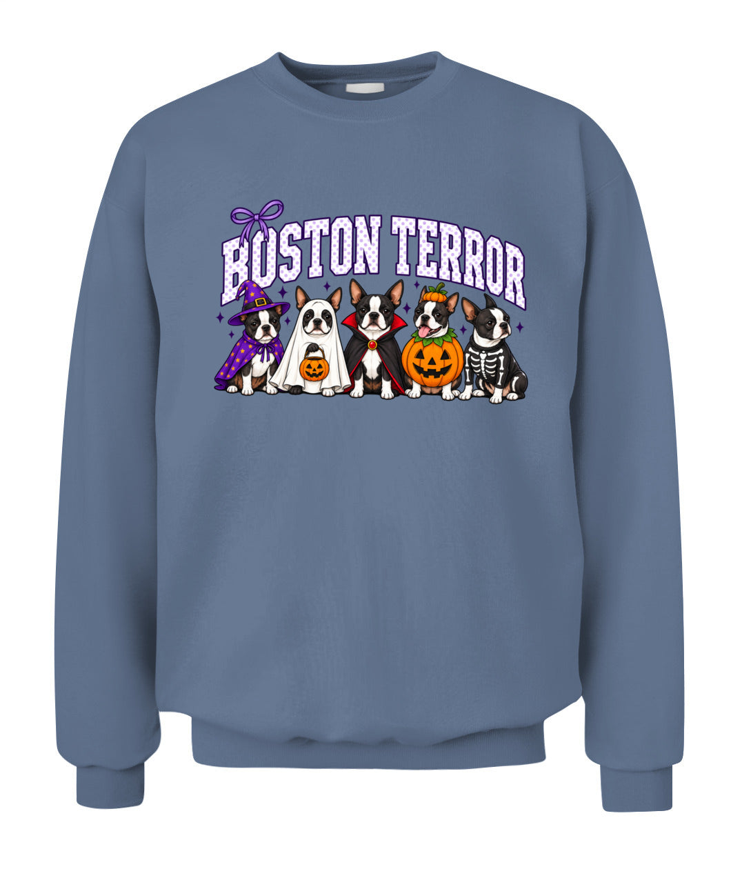 Halloween Custom Dog Breed Printed Graphic Sweatshirt T-Shirt