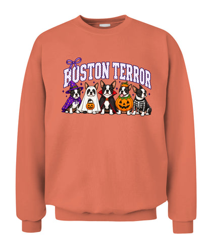 Halloween Custom Dog Breed Printed Graphic Sweatshirt T-Shirt