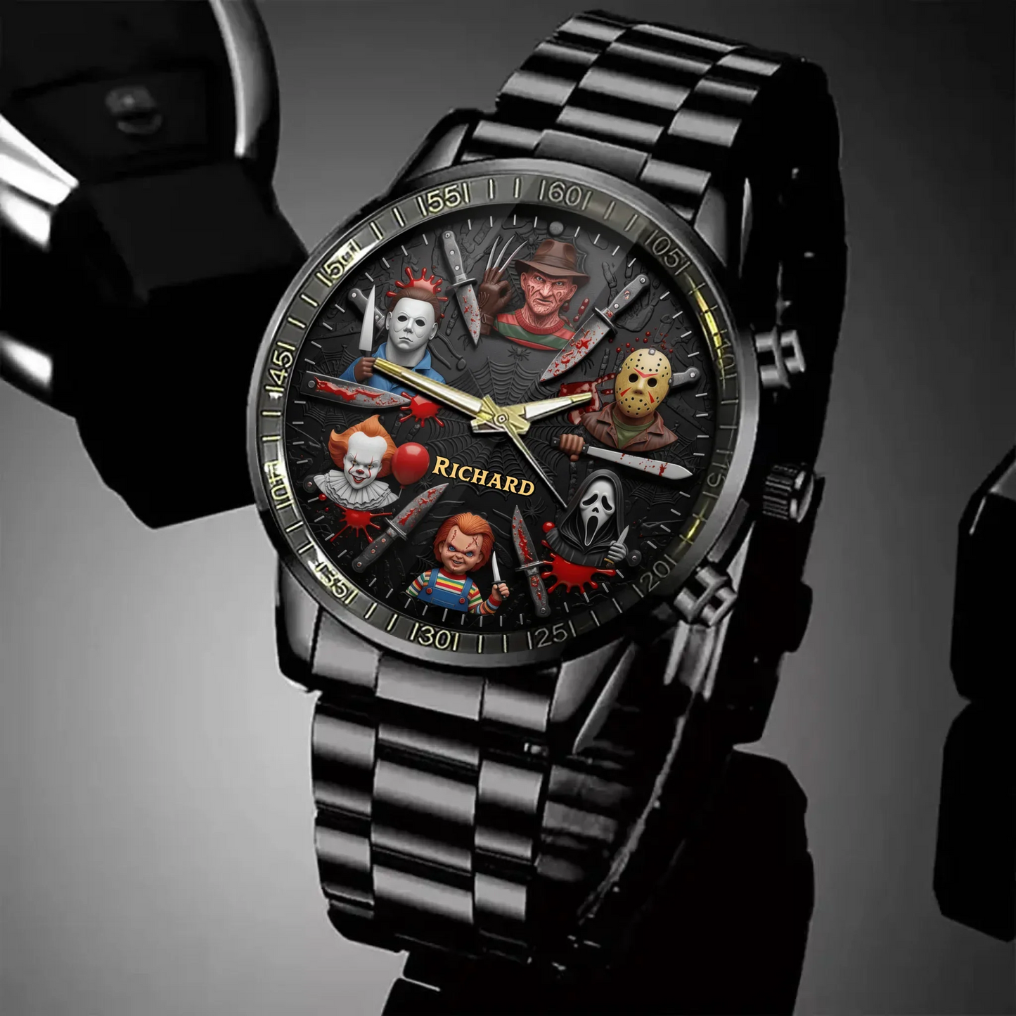 Halloween Horror Movies Personalized Quartz Watch