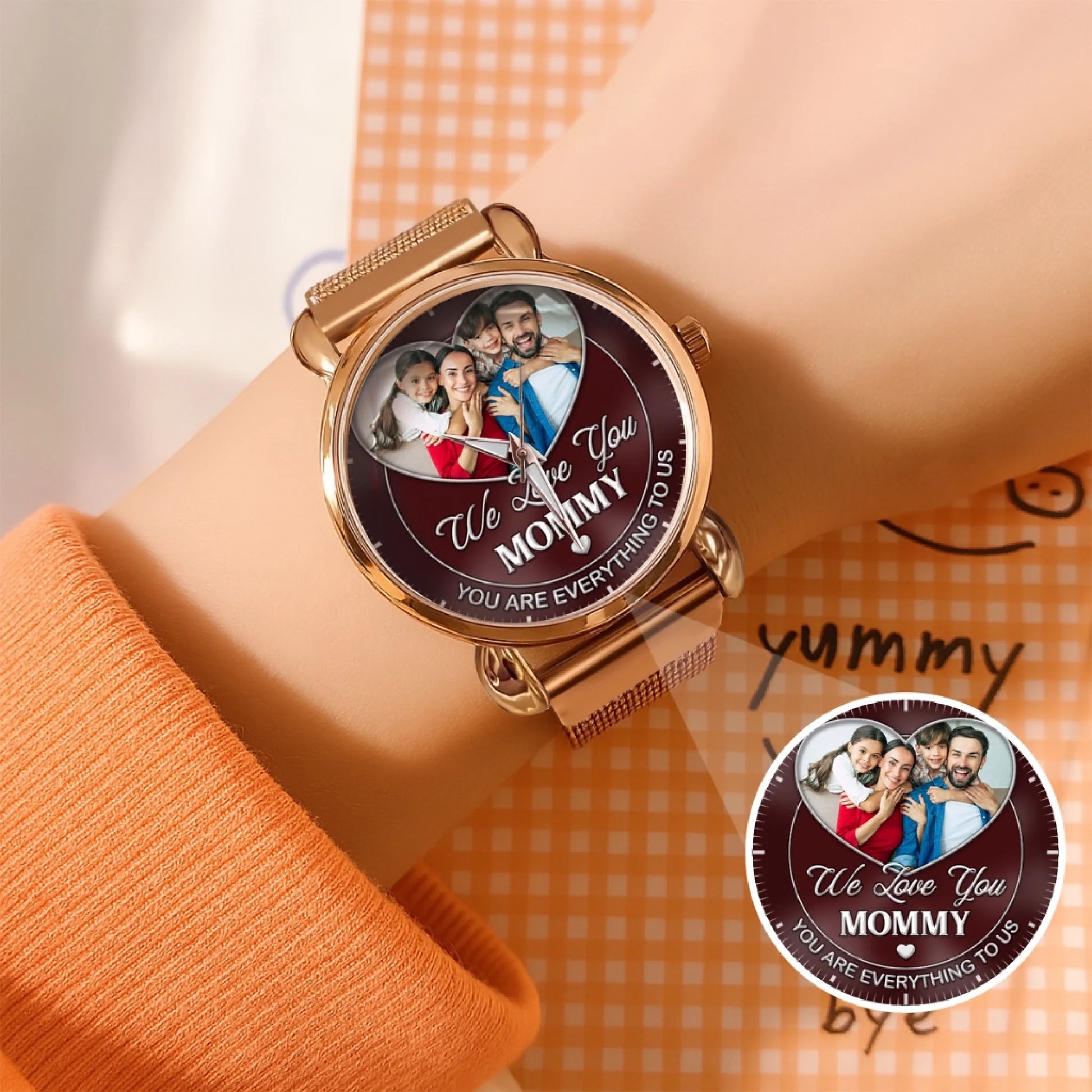 Mockup Mesh Strap Quartz Watch copy