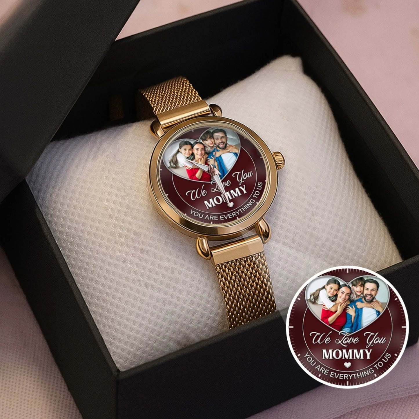 Mockup Mesh Strap Quartz Watch 2