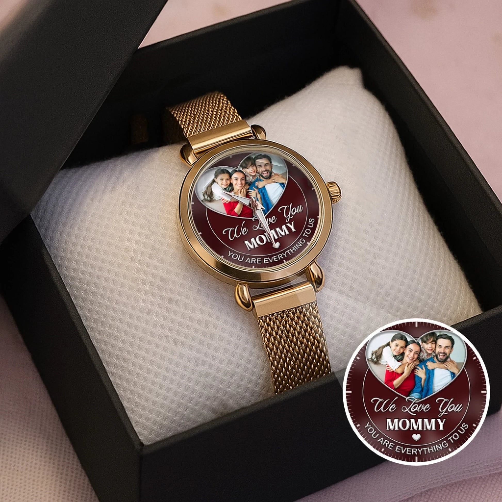 Mockup Mesh Strap Quartz Watch 2