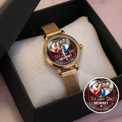 Mockup Mesh Strap Quartz Watch 2