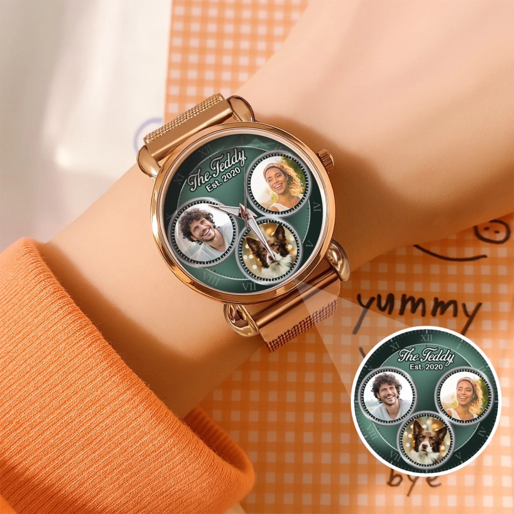 Mockup Mesh Strap Quartz Watch copy