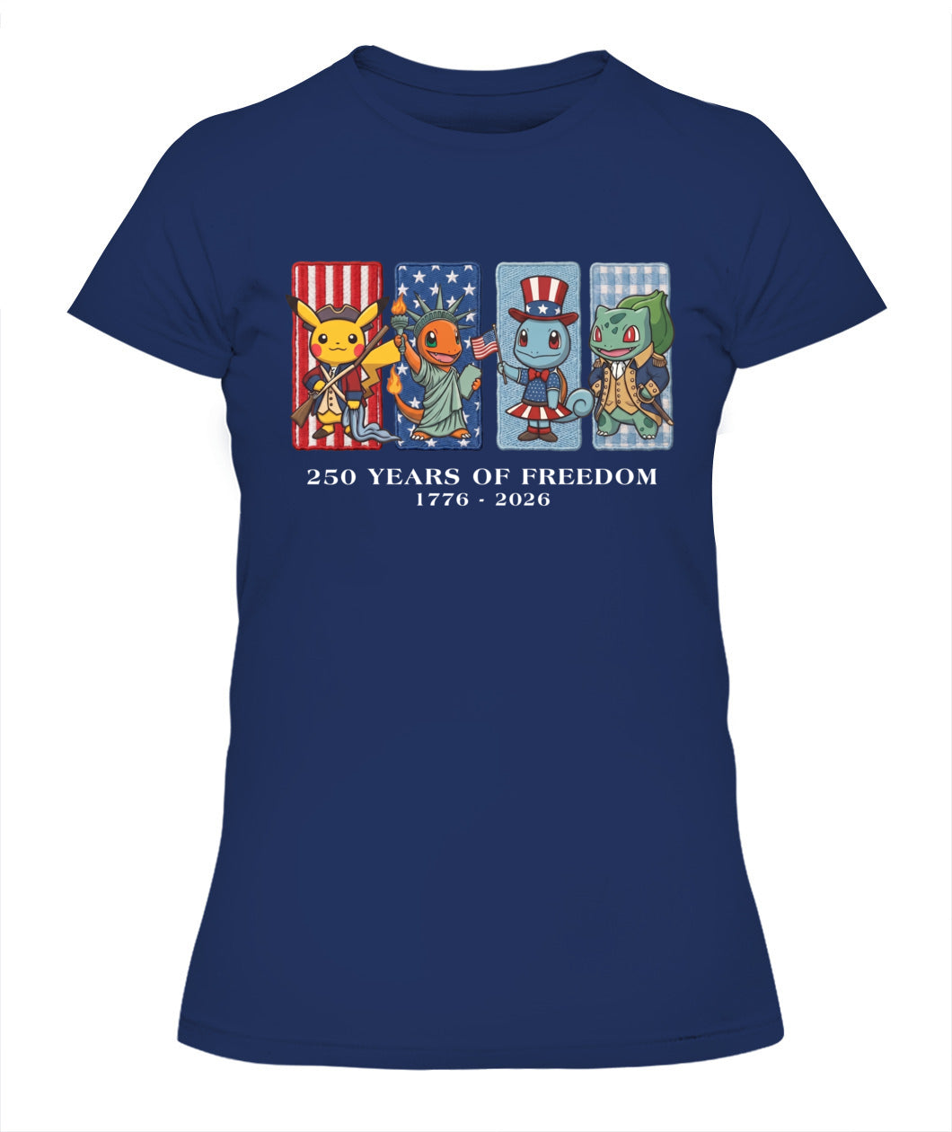 PKM 250 Years of Freedom 1776–2026 Patriotic Printed Graphic Quarter-Zip Sweatshirt, Hoodie Sweatshirt T-Shirt