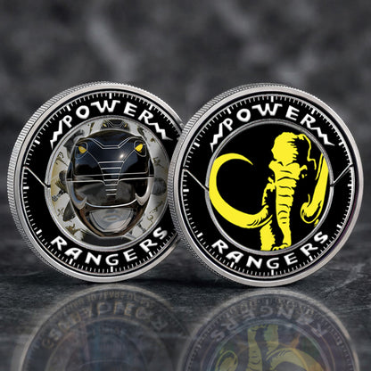 Set Of 7 Mighty Morphin Power Rangers Printed Commemorative Coin
