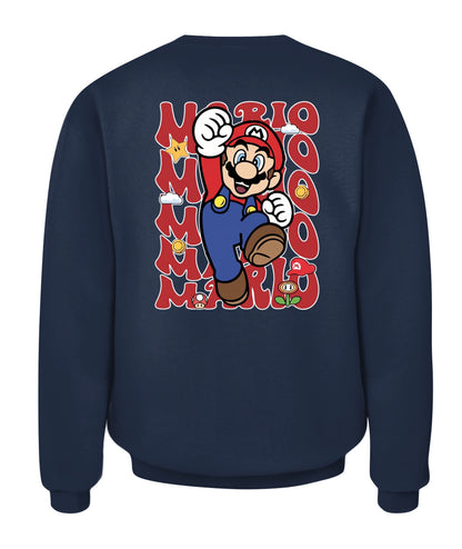 Classic Mario Action 2-Side Printed Graphic Shirt