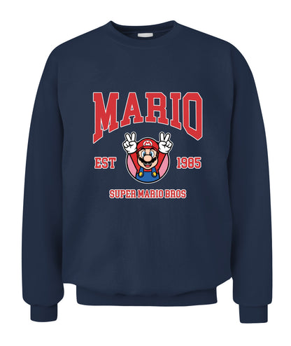 Classic Mario Action 2-Side Printed Graphic Shirt