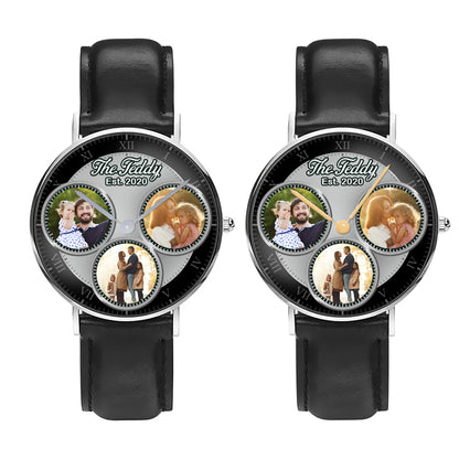 The Daddy Family Personalized Photos Quartz Watch