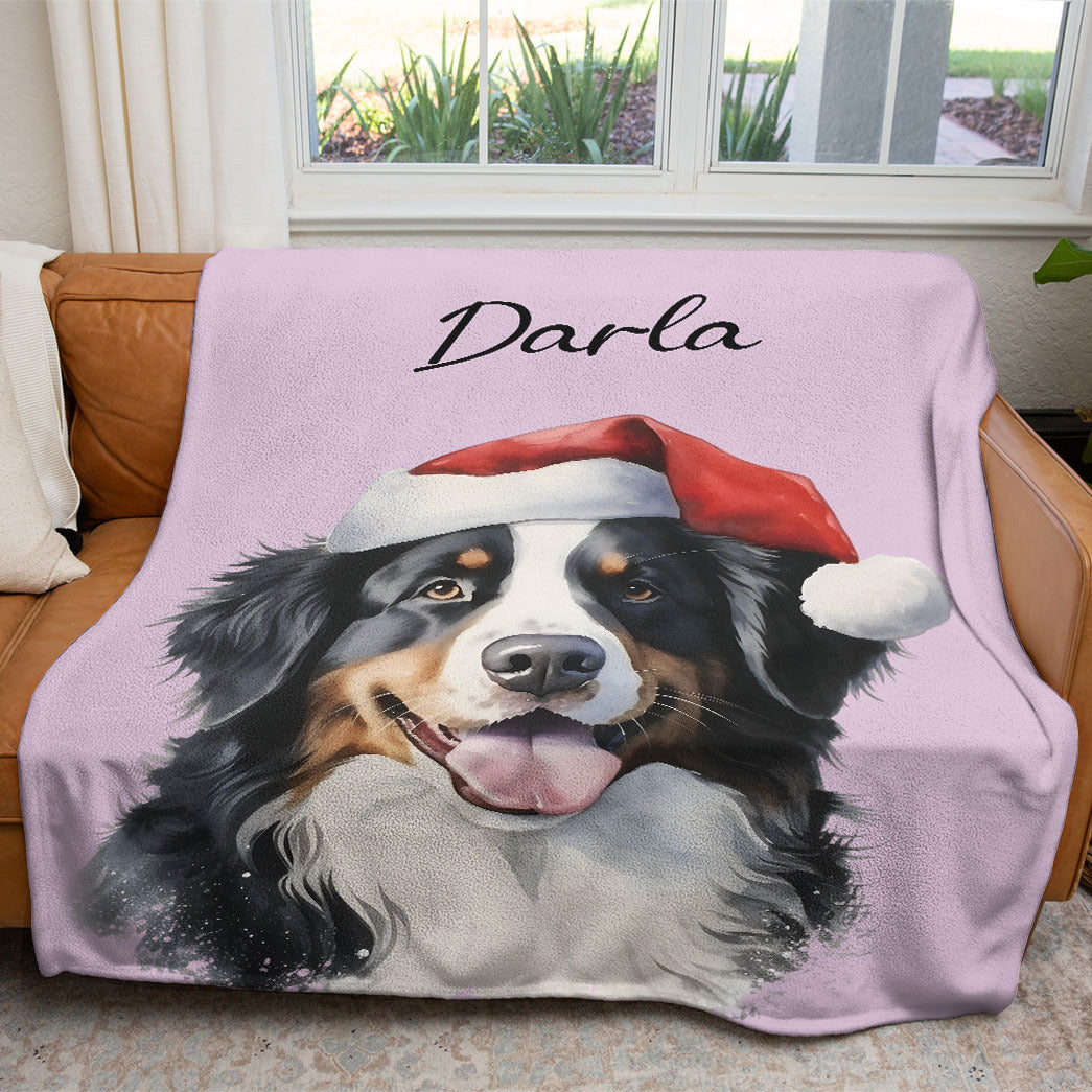 Personalized Pet Christmas Soft Blanket