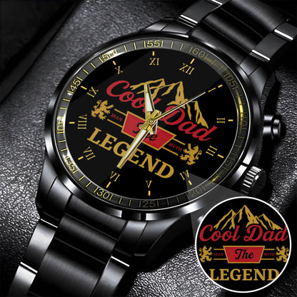 Father's Day Gift For Dad Cool Dad The Man The Myth The Legend Limited Edition Watch
