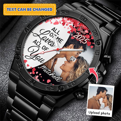 Personalized Love Blooms Photo Keepsake Memory Watches