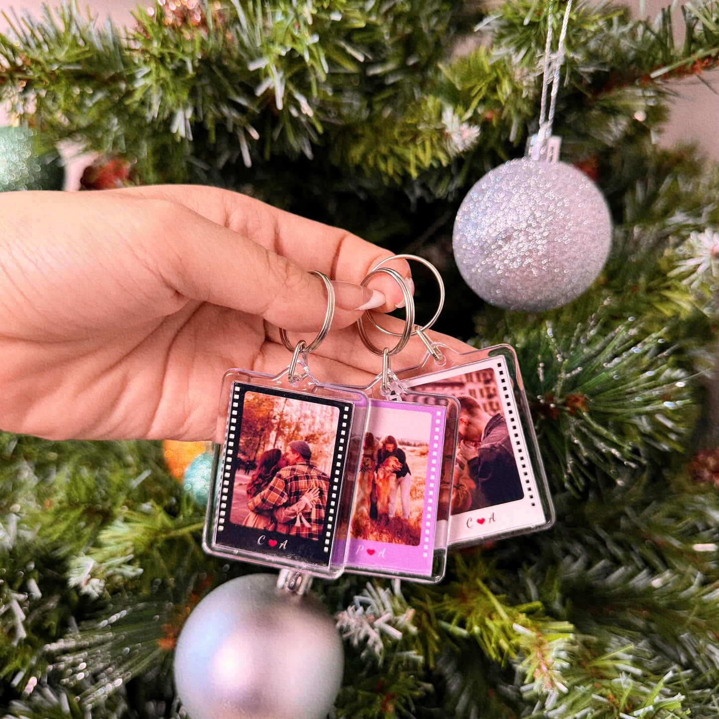 BUY 1 GET 1 FREE - Custom Photo Strip Keychain